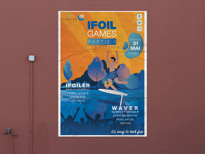 Event Wall Poster - iFoil Games ☀️ event event poster illustration paper poster print printdesign prints wall wall art wallpaper wallposter