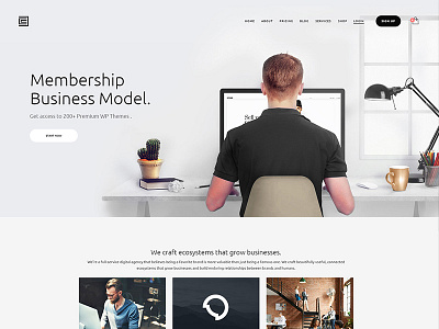 Membership Wordpress Theme design ecommerce graphic membership price table shop theme ui ux web design website wordpress