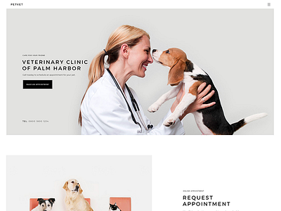 Veterinary Clinic - Pets care clinic dental dentist doctor health interface medical theme ui veterinary wordpress
