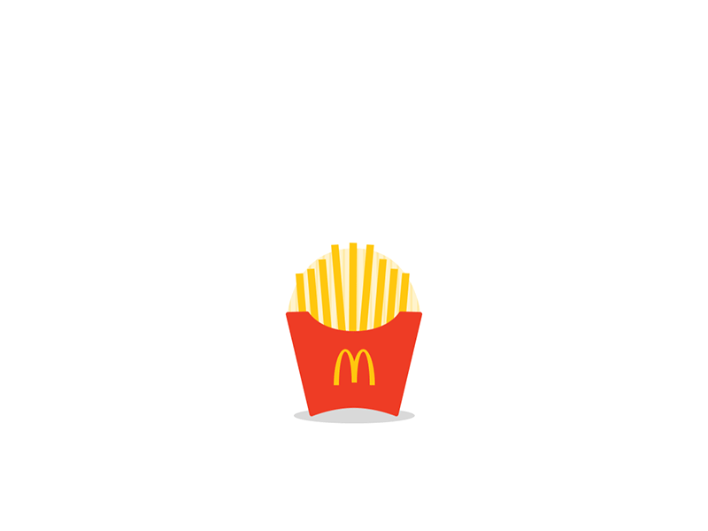 Fry Box Loader animation gif icon loader