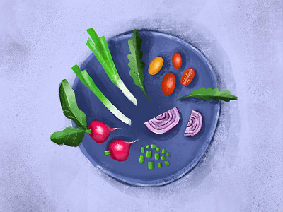 Veggies Illustration doodle illustration ipad procreate sketch vegan vegetables veggies