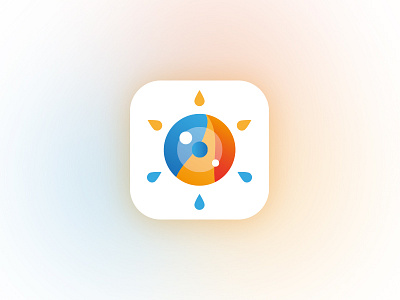 Weathershot App app appstore branding design icon logo photo shot sun ui weather