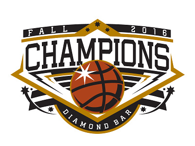 Basketball Champions Diamond Bar athletic basketball logo mascot sports design