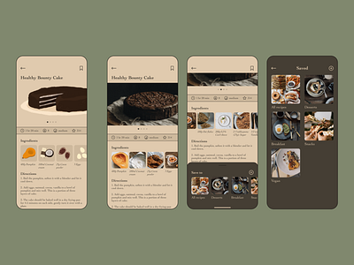 Recipe App Concept app avekarma color concept cookbook cooking design healthy illustration mobile application recipe recipes app ui ux