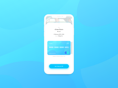 Credit Card Checkout app avekarma blue buy tickets card cinema color concept credit card credit card checkout credit card form dailyui design illustration mobile application tickets ui ux vector