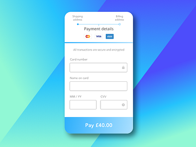 Daily UI - Payment page design minimal payment ui ux