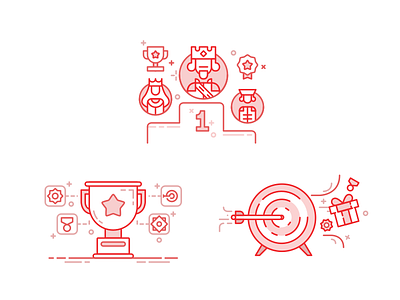 Various Gamification Illustrations (3)