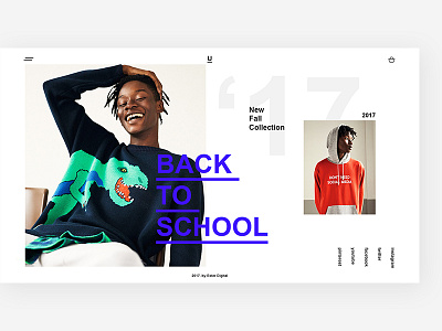 Back To School — Fashion Store design e commerce fashion minimal shopping ui ux we design