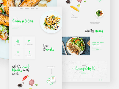 Food Delivery Landing Page cook delivery design food landing landing page ui web design