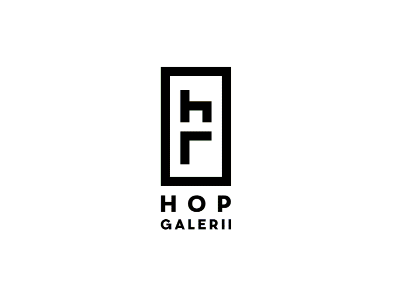 Logo for Art Gallery animation art art gallery blackwhite brand branding geometric graphic design logo logotype