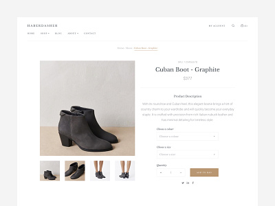 Product UI clean ecommerce interface minimal product simple ui