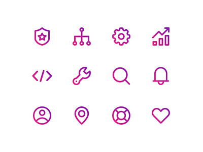 Line Icons clean icon icon set icons interface line icons minimal ui