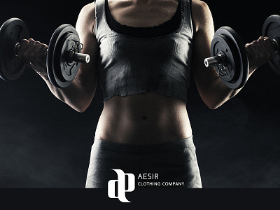 Aesir apparel branding clothing design gym logo