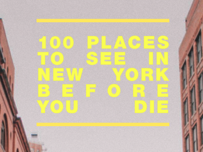 NY Bucket List