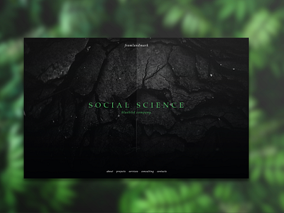 Social Science LandingPage