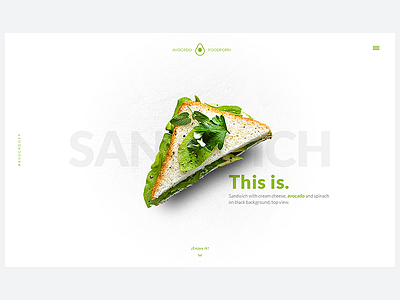 Avocado Food Porn. 003 dailyui