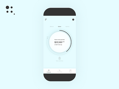 BGI. app clean design fintech simple ui