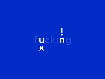 🖕 fckng. design flat logo ui ux