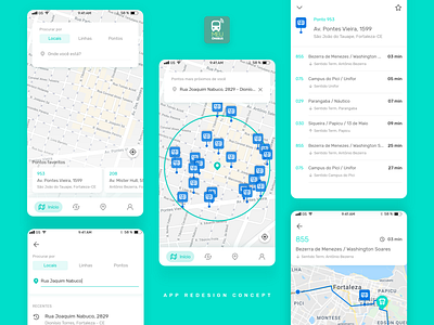 My Bus - App Redesign Concept app app redesign bus redesign concept transport ui uidesign ux uxdesign