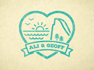 Ali + Geoff Wedding Logo