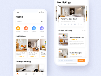 La Vie Home app ui