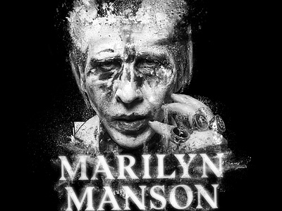 Marilyn Manson - Lines design graphicdesign merchandise