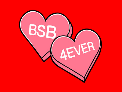 Backstreet Boys - 2020 Valentines Merch line graphicdesign illustration merchandise