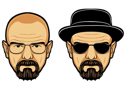 Heisenberg FREE VECTOR! ai amc breakingbad icon illustration vector