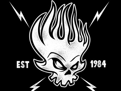 The Offspring - Flaming Skull merchandise punkrock theoffspring vector