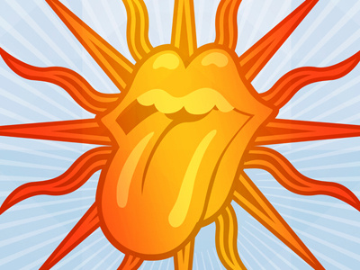The Rolling Stones - La Plata, BA Show illustration merchandise poster therollingstones