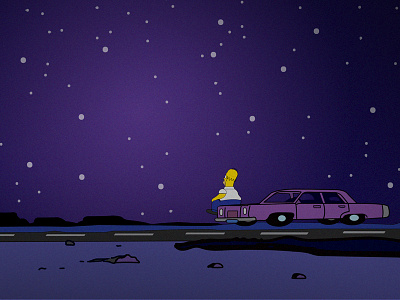 Simpson Starry Night