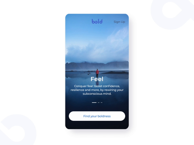 Bold - Actions after effects animation app arounda balance bold concept design interface ios meditation mobile motion sketch ui ux