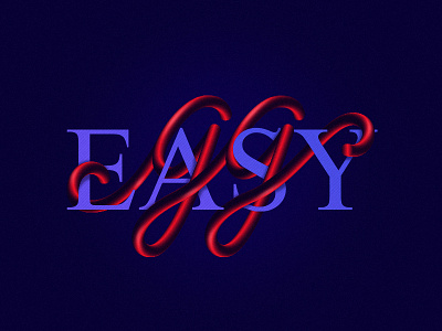 GG Easy blue easy gaming gg gradient illustrator lol photoshop red type typography video games