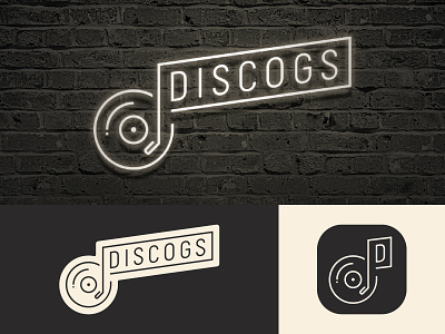 Discogs Rebrand branding design discogs logo record vector vinyl