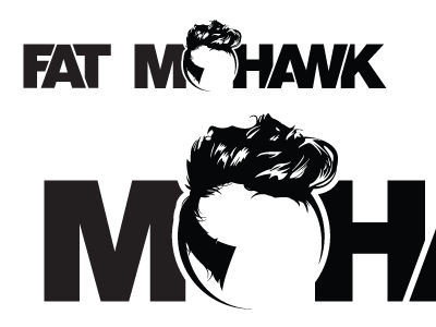 Fat Mohawk - logo 01 identity logo