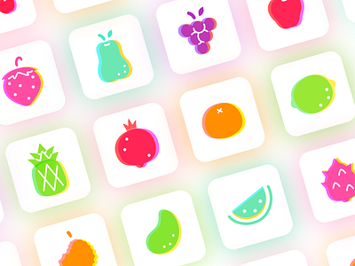 Fruit icons