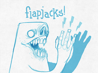 Flapjacks concept illustration krichmar sketching