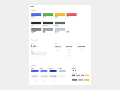 📊Style guide clean colors design information minimal palette style guide styleframe styleguide typography ui ux