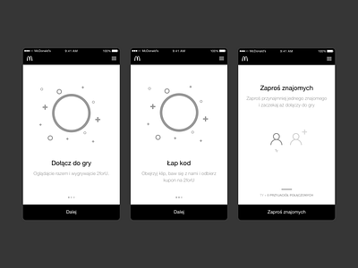 UX for McDonald’s Messenger app - „2 for U Fajnie się składa” app mcdonalds messenger app minimal prototyping typography user flow ux wireframes