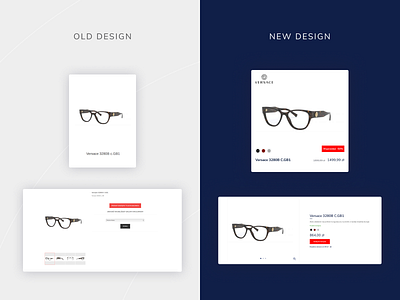 Okularium - UX e-commerce branding ecommerce elegant glasses prada rayban redesign sunglasses typography ui ux ux process uxprocess