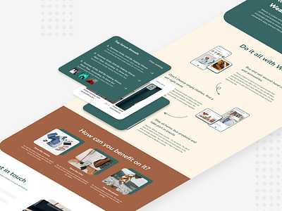 Wearly me landing page UX/UI