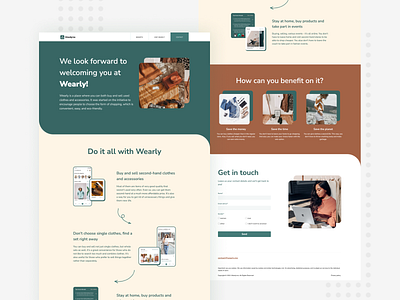 Wearly.me landing page