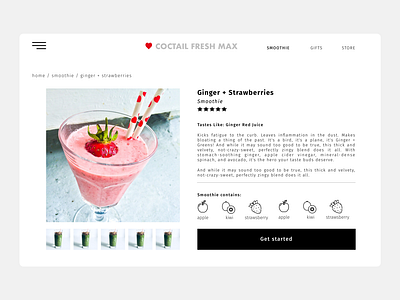 Coctail Fresh Max - web UI