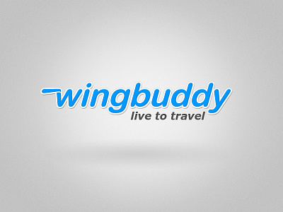 Bewarecollective / Wingbuddy Logo blue branding logo travel