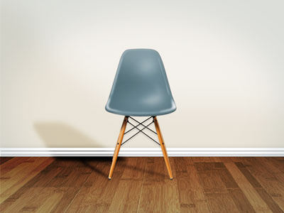 Bewarecollective / Eames chair 2D art 2d chair eames furniture interior photoshop room