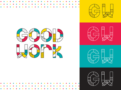 Goodwork Logo colors good good work logo logo type work