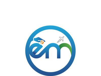 Earn On Move Logo branding courier delivery illustrator logo travel ui vector web deisgn