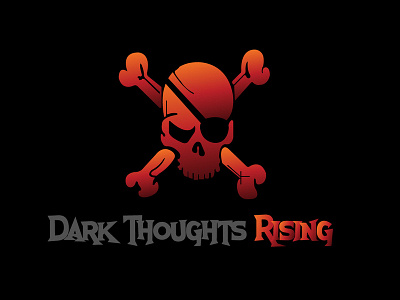 Dark Thoughts Rising branding illustration illustrator logo design typography ui