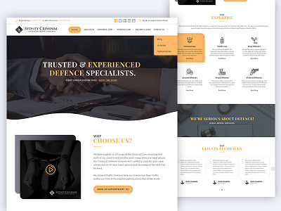 Lawyer Firm Mockup Design