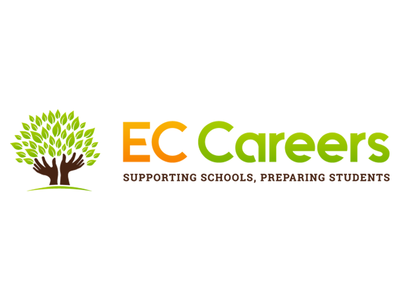 Ec Careers Logo branding illustration logo logo design typography ux vector video web deisgn
